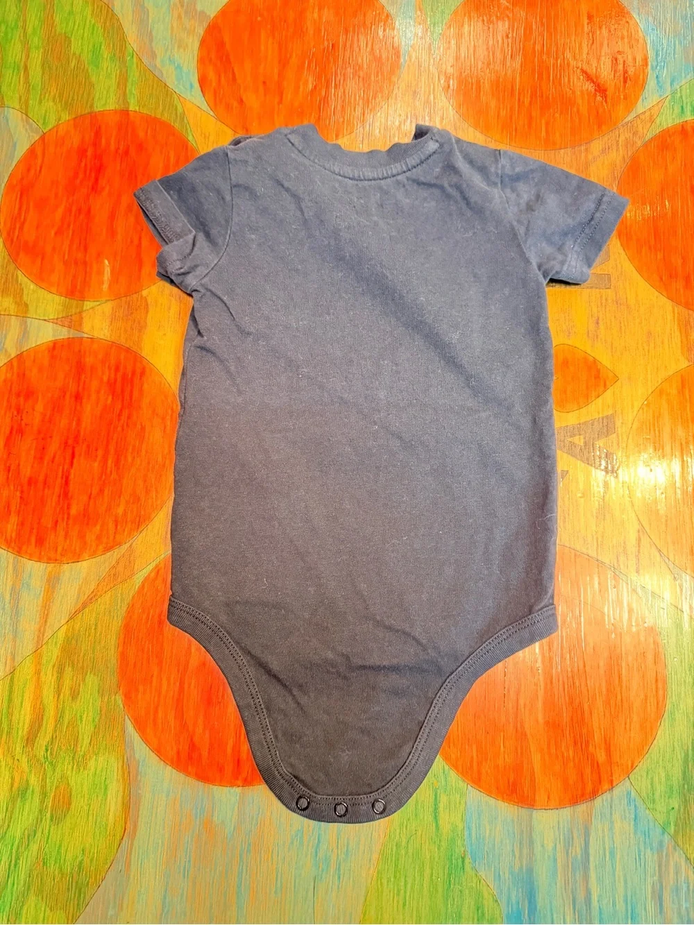 Carhartt Kids Baby Black Short Sleeve Pocket Bodysuit TK5004 12M Snap Bottom Uni